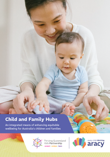 Pages Cover Child-and-Family-Hubs-An-Integrated-Means-of-Enhancing-Equitable-Wellbeing-for-Australias-Children-and-Families-FINAL Small